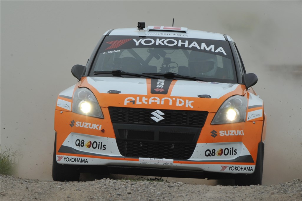 Årets rallysprint i Gammelrand udløste en klassesejr for Kenneth Madsen og Mette Felthaus